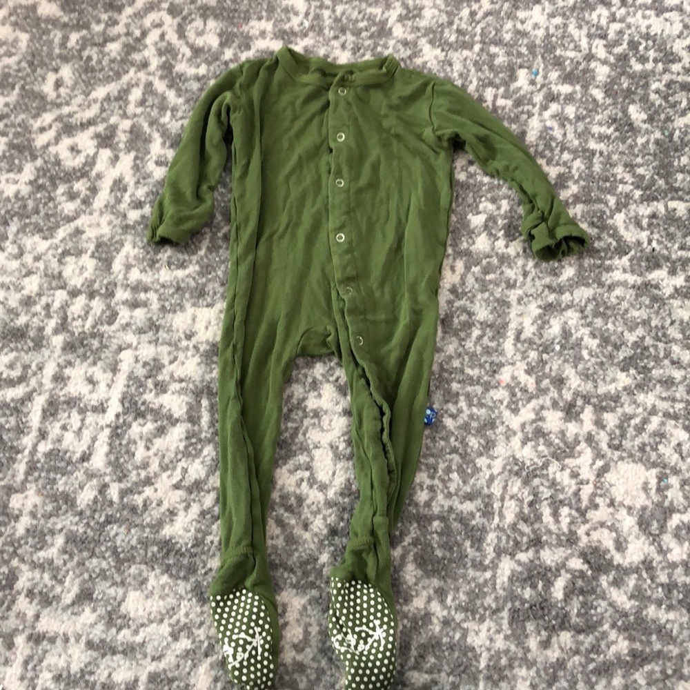 Kickee pants snap down classic footie pajamas